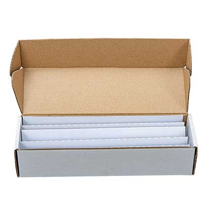 包裝材料（紙皮箱）-風琴白盒細盒內盒-訂製紙箱