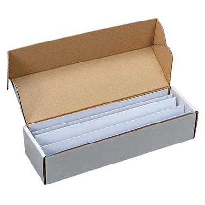 包裝材料（紙皮箱）-風琴白盒細盒內盒-訂製紙箱